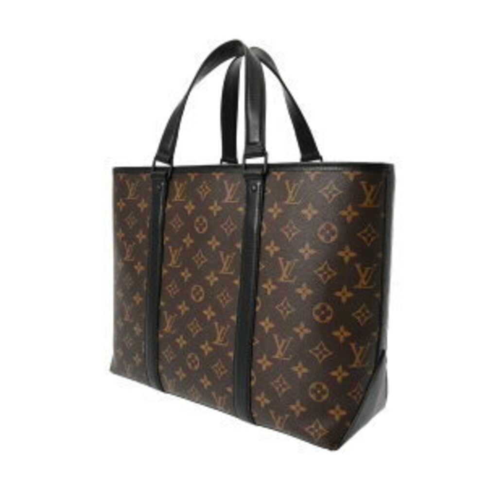 Louis Vuitton Brown Tote Weekend Canvas Brown Monogram Macassar Bag